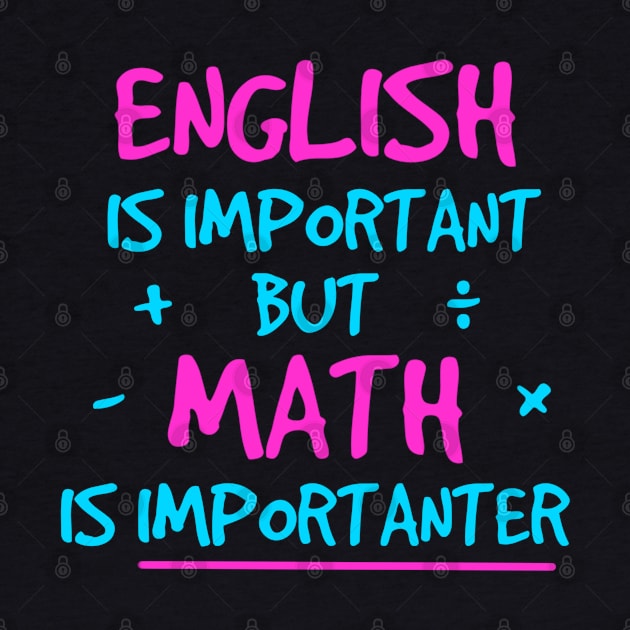 Math is importanter Neon by Milasneeze